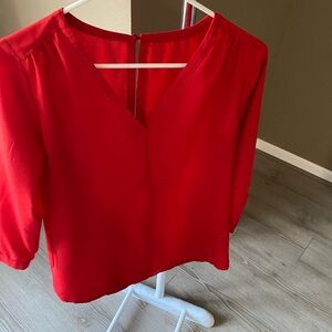 The Limited Bold Red Blouse